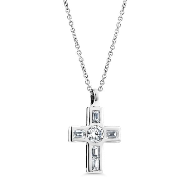 Celtic Cross Brilliant and Radiant Pendant