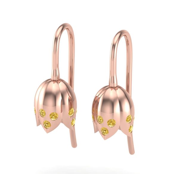 TWC Earrings - Mountain Fritillaria Lily