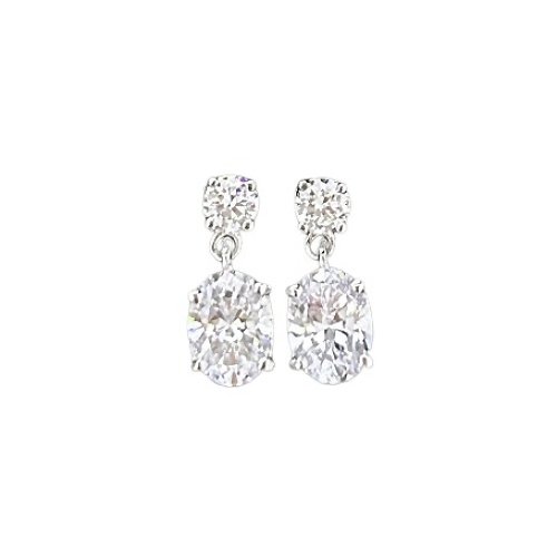 Lab Diamond Oval-Round Drops