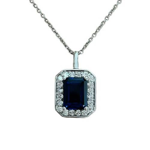 VINTAGE PENDANT EMERALD CUT