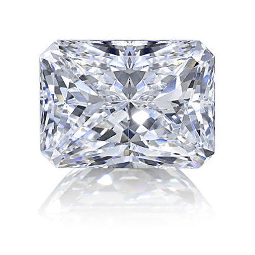 Radiant cut diamond simulant loose stone from Sally's Desert Diamonds